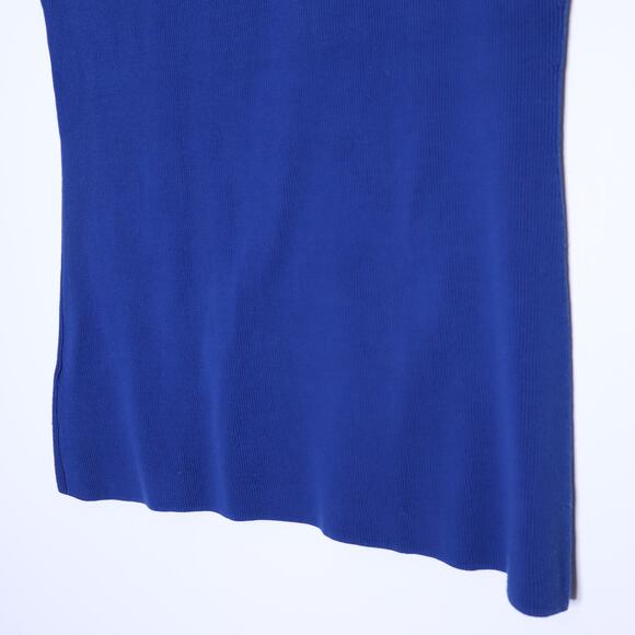 M.M. LAFLEUR The Sheela Top Santorini Blue Sweater Knit Top Casual Women's M - Picture 10 of 12